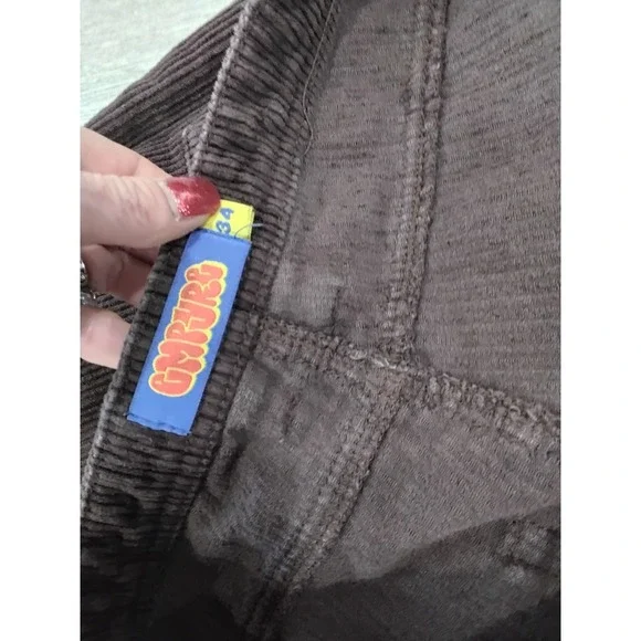 Empyre Brown Corduroy Pants – Size 34 – Skate /‎ Streetwear Classic - Picture 6 of 7